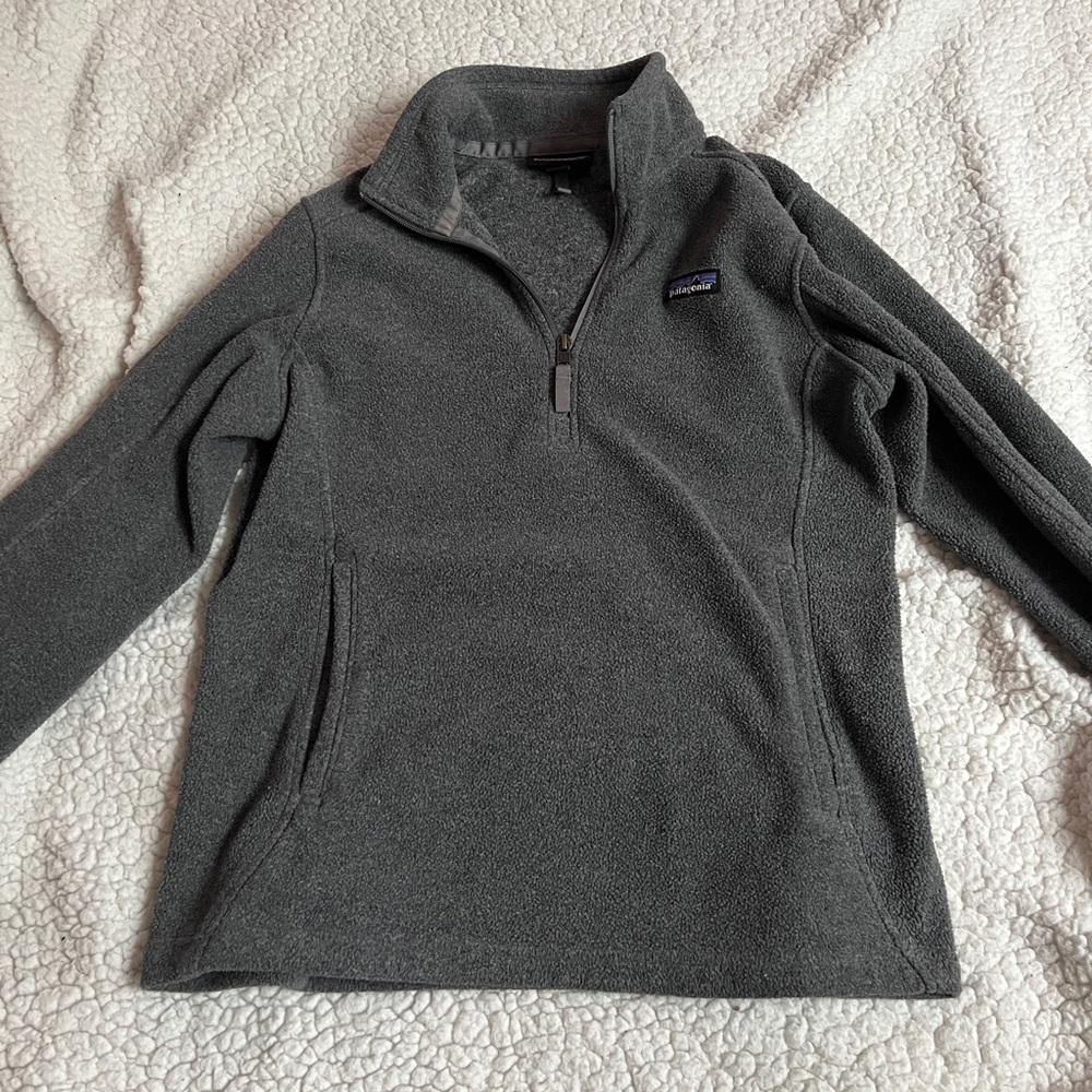 Patagonia Grey Fleece Sherpa